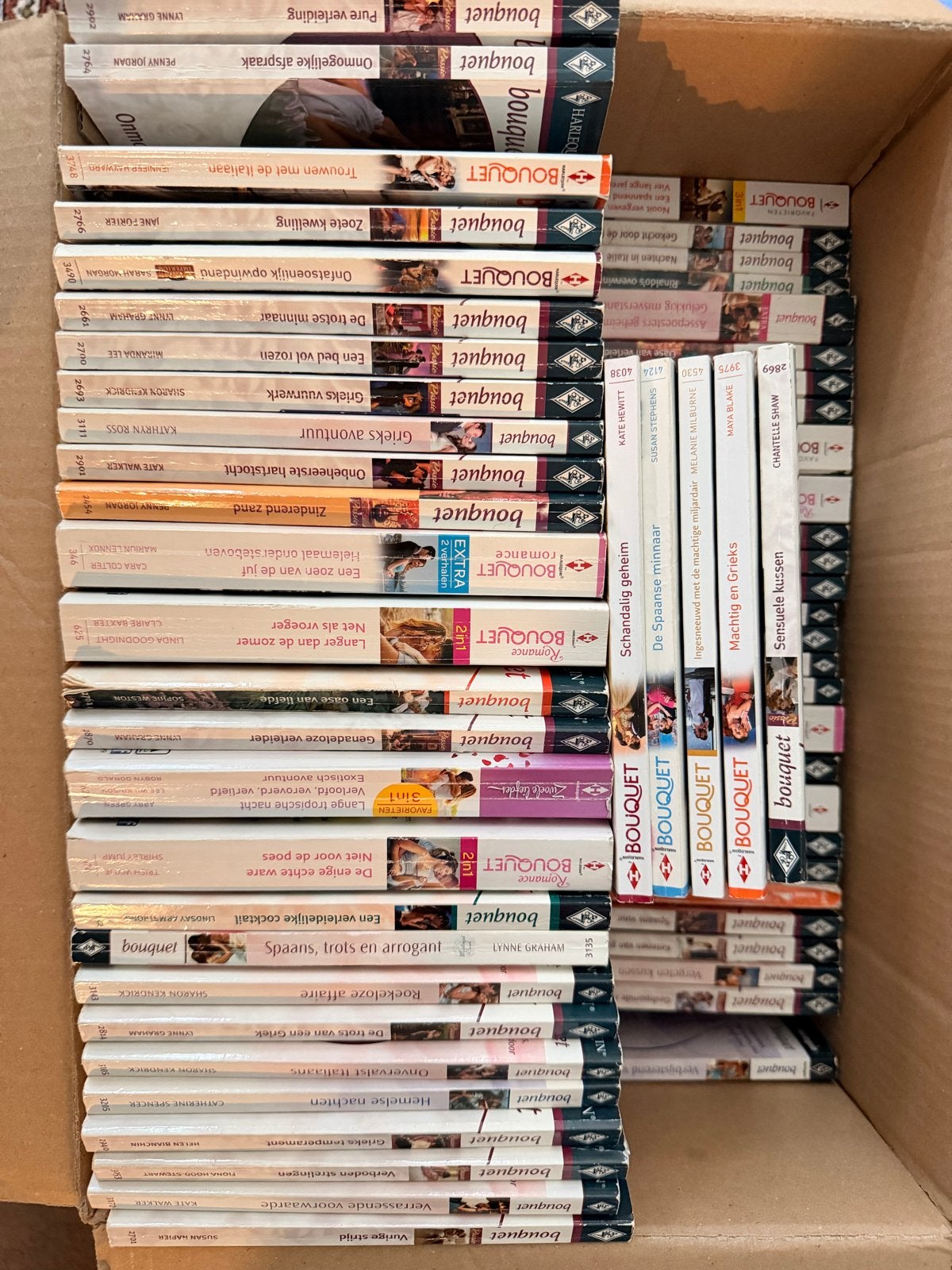 Harlequin Bouquet reeks - 75 stuks, Boeken, Romans, Ophalen of Verzenden, Gelezen, Nederland