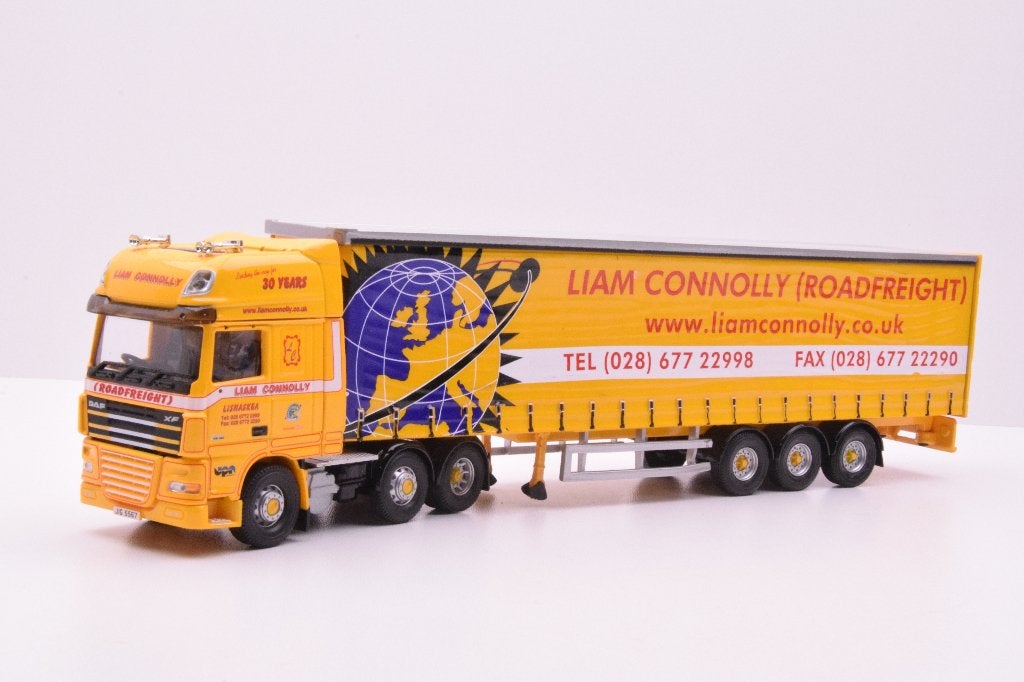 DAF XF  ''  Liam Connolly roadfreight   '' Corgi, Ophalen of Verzenden, Gebruikt, Bus of Vrachtwagen, Corgi