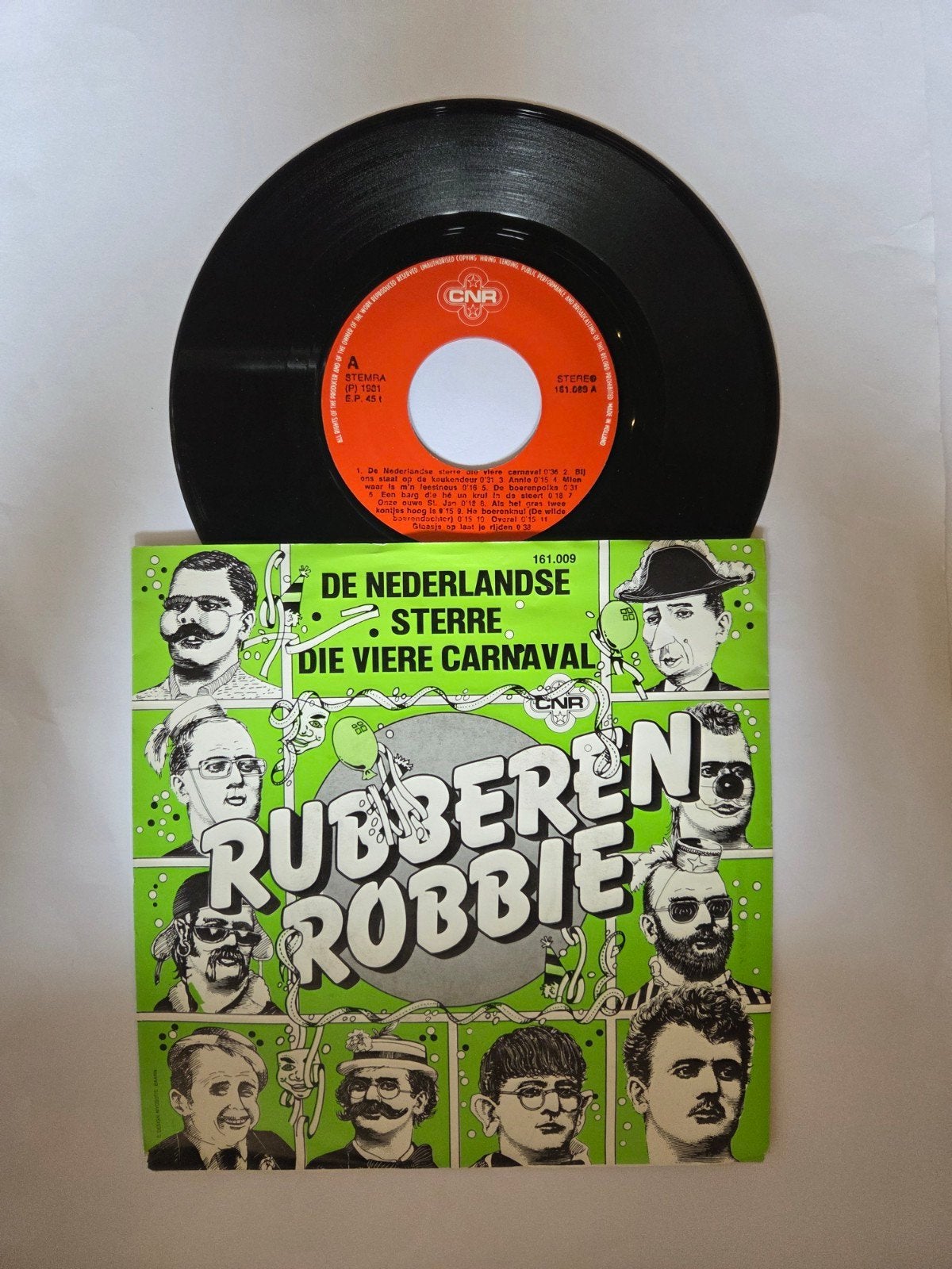 Rubberen Robbie - De Nederlandse sterre die viere carnaval, Cd's en Dvd's, Vinyl Singles, Gebruikt, 7 inch, Single, Ophalen of Verzenden