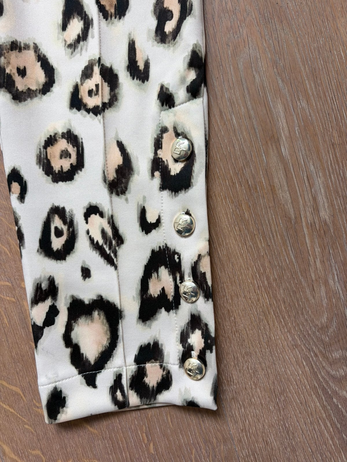 DENNY ROSE pantalon animalprint met hoge taille mt 38, Kleding | Dames, Maat 38/40 (M), Italie, -, Verzenden