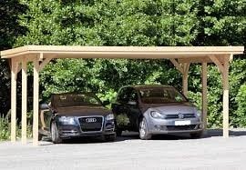 CARPORT OVERKAPPING  DUBBEL, Ophalen of Verzenden, Nieuw, 250 cm of meer, Palen