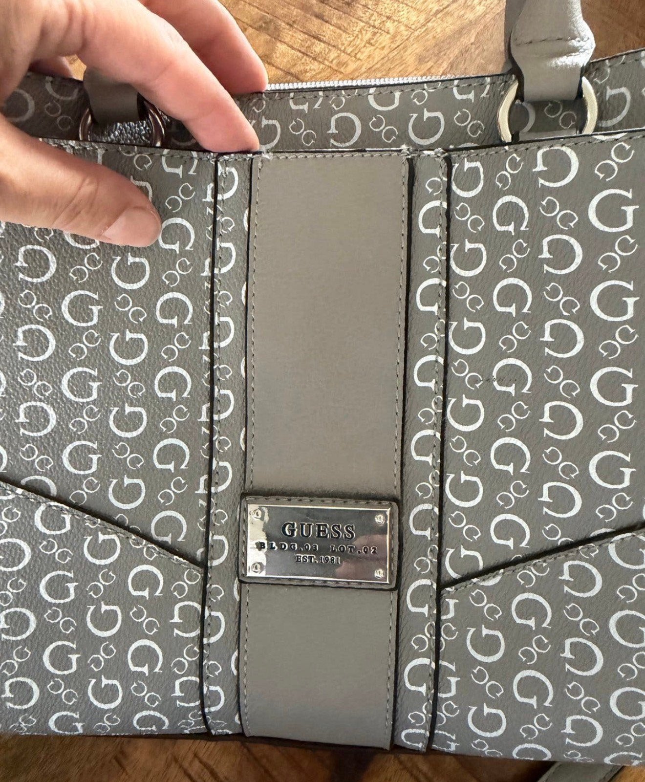 Guess tas., Ophalen, Nieuw, Grijs, Overige merken