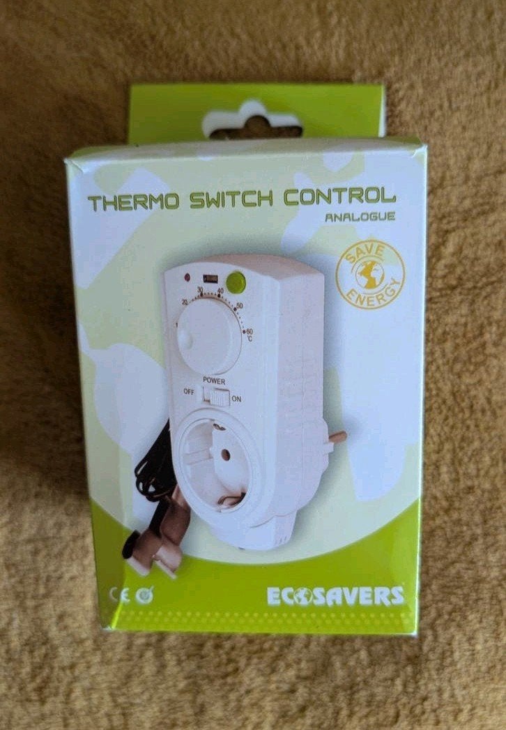 ECOSAVERS Analoge Thermo Schakelaar - Energiebesparend, Ophalen of Verzenden, Nieuw