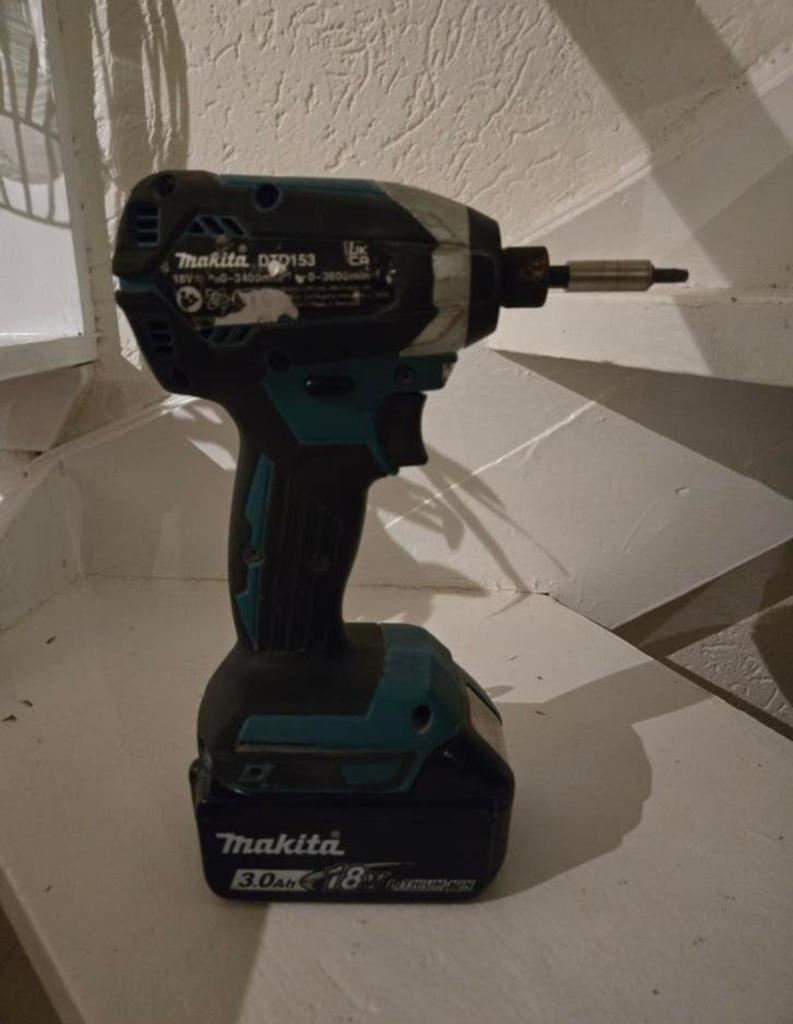 Makita slagmoersleutel DTD153, Ophalen of Verzenden, Gebruikt, Overige typen