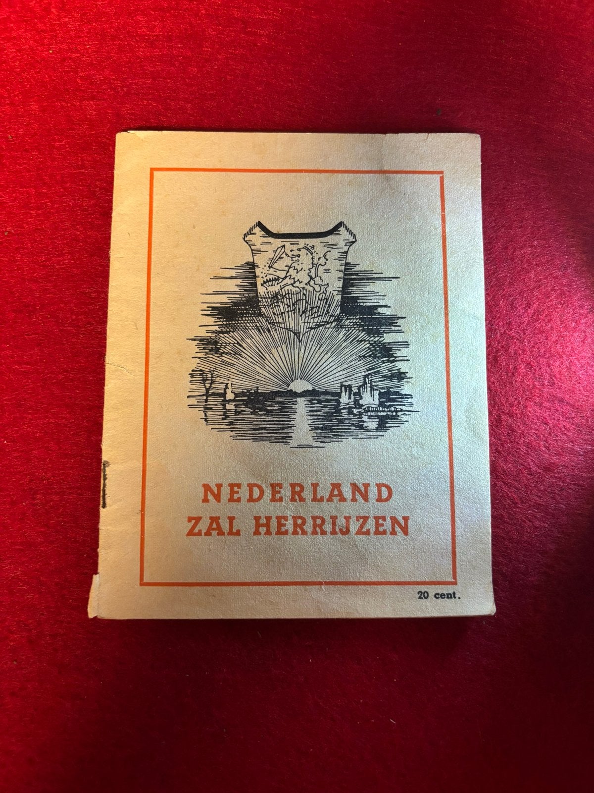 Boekje "Nederland Zal Herrijzen" -  WOll, Verzenden, Overige soorten, Nederland, Boek of Tijdschrift
