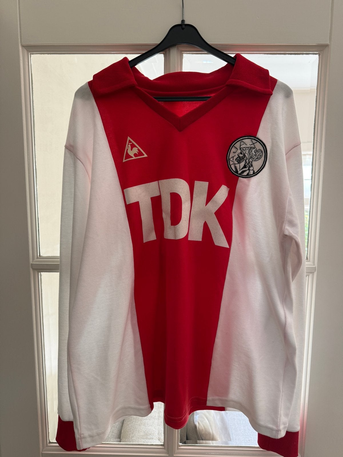Vintage Ajax Thuisshirt Lange Mouwen #14 TDK, Maat 56/58 (XL), Ophalen of Verzenden, Zo goed als nieuw, Voetbal