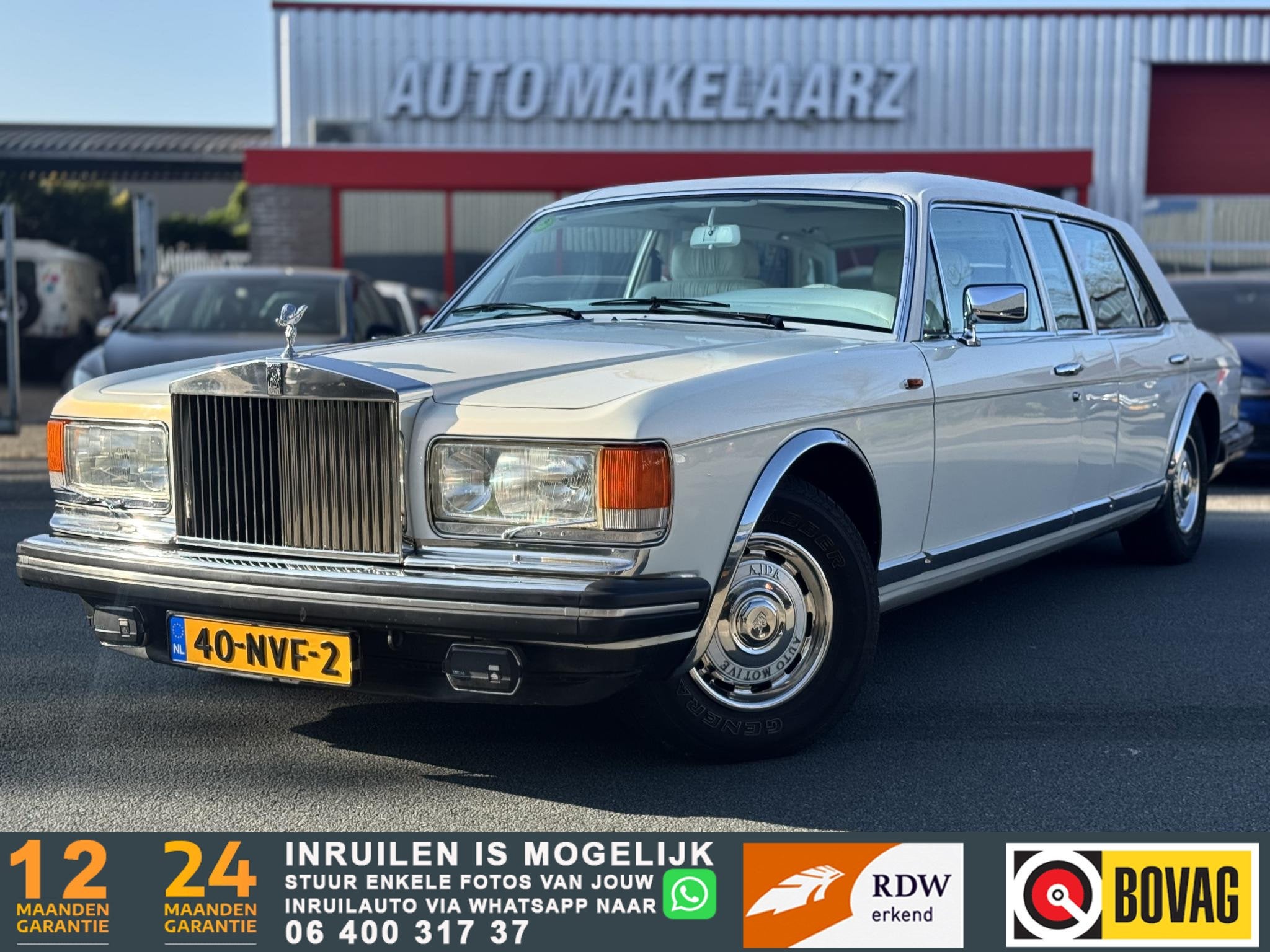 Rolls-Royce Silver Spur | Unieke en verlengde 6.8, Auto's, Automaat, 12 maanden, Gebruikt, 8 cilinders