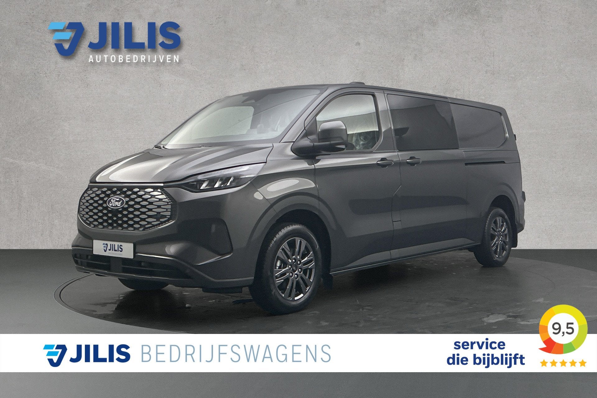 Ford E-Custom 340 L2 Limited | Dubbel cabine | 2x schuifdeur, Automaat, Gebruikt, Automatische klimaatregeling, 71 kWh