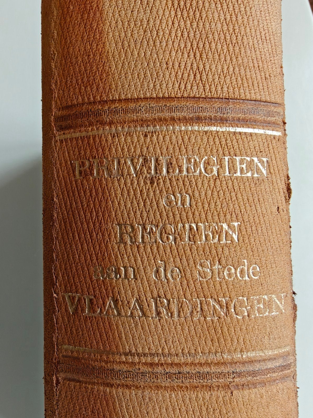 Privilegiën en Regten aan de Stede Vlaardingen (1770), Ophalen of Verzenden, 17e en 18e eeuw, Gelezen, Onbekend