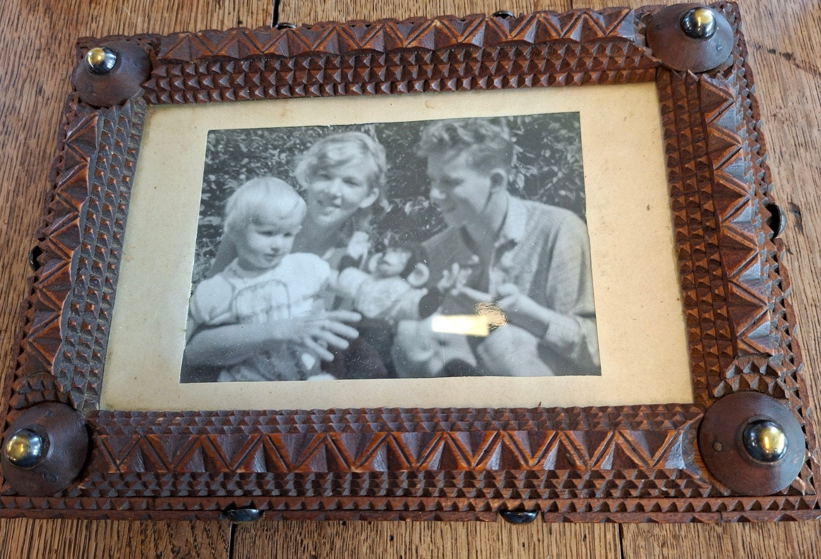 trampart fotolijst met details, Ophalen of Verzenden