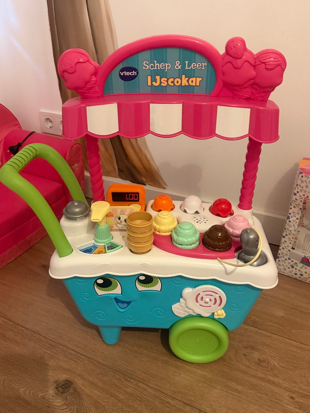 VTech Schep & Leer IJscokar, Ophalen, Gebruikt, 2 tot 4 jaar