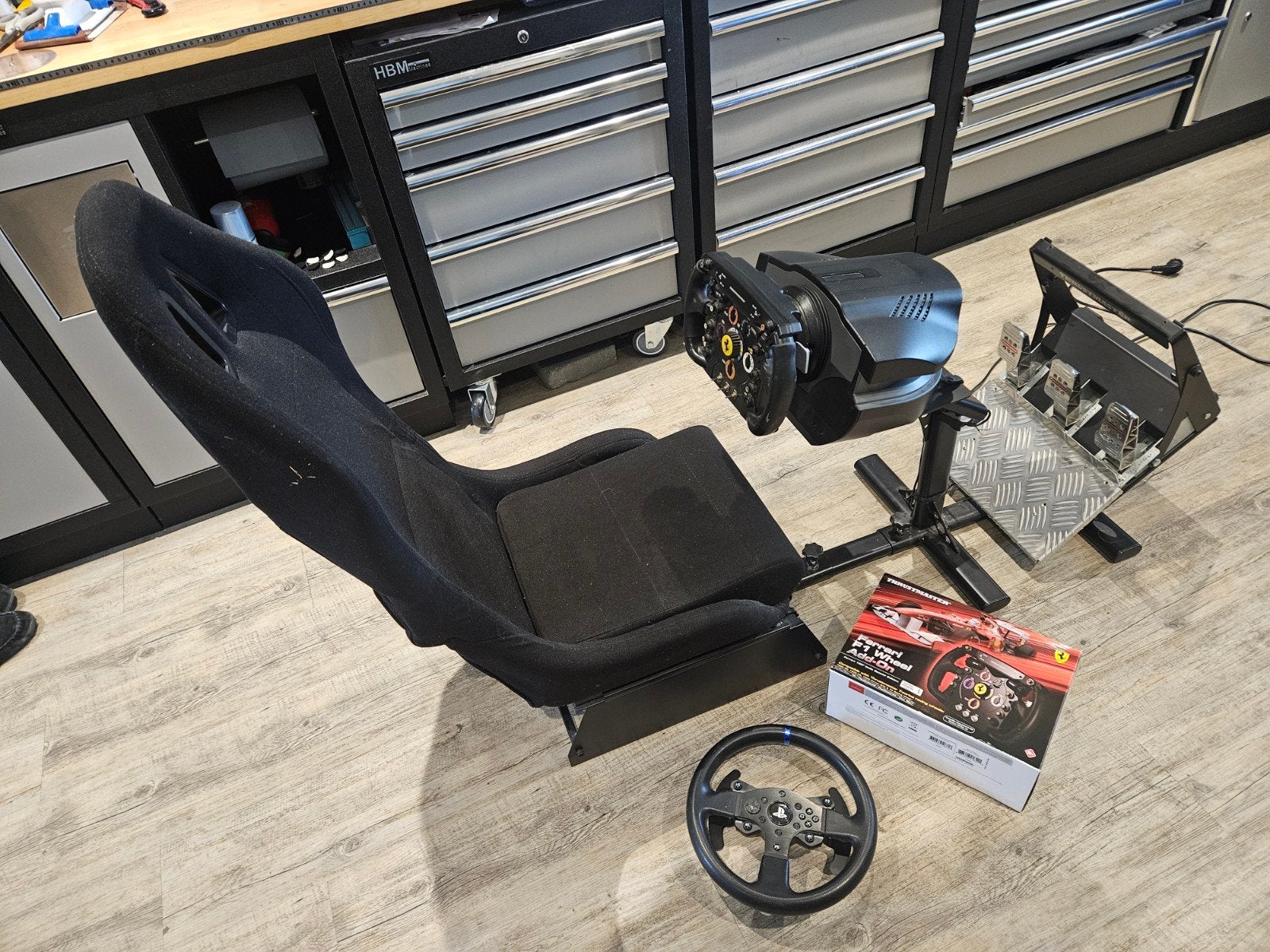 Thrustmaster T500RS GT Edition met Playseat en F1 Wheel, Ophalen, Overige merken, Zo goed als nieuw