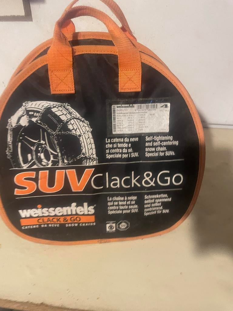 Weissenfels Clack & Go SUV sneeuwkettingen, Auto diversen, Sneeuwkettingen, Ophalen, Nieuw