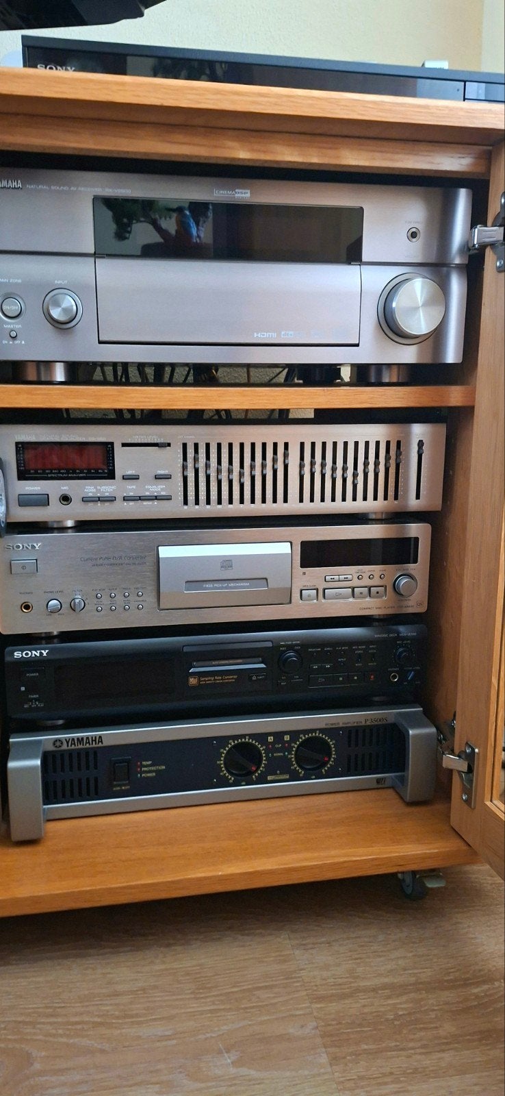 professionele stereo tekoop, Ophalen