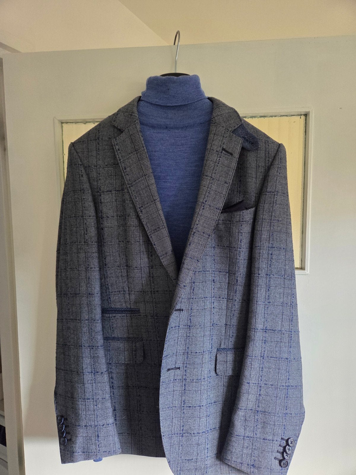 cavallaro colbert met coltrui strellson, Blauw, Ophalen of Verzenden, Zo goed als nieuw, Maat 46 (S) of kleiner
