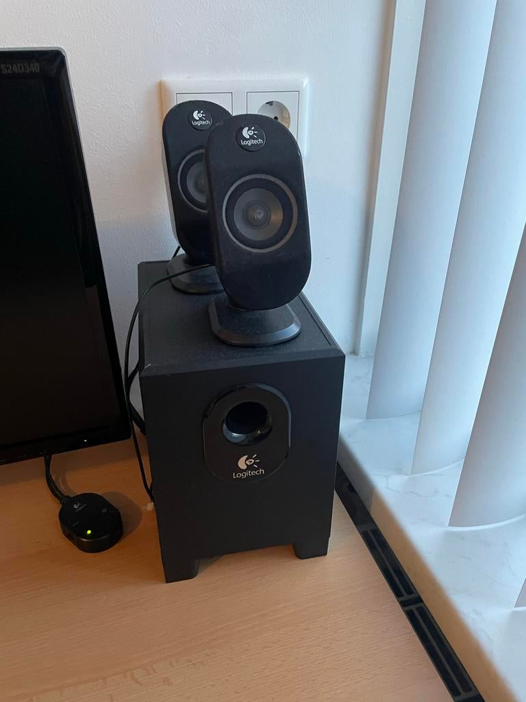 Logitech 2.1 Luidsprekerset met Subwoofer, Ophalen, Gebruikt, Audiokanaal 2.1