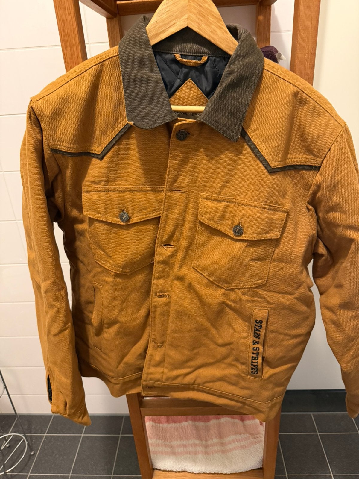 Mooie western jack maat L  Stars en Stripes, Ophalen of Verzenden, Zo goed als nieuw, Maat 52/54 (L), Overige kleuren