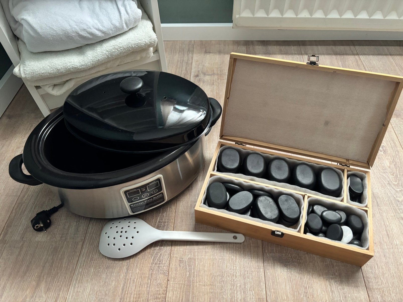 Hotstone massageset, Ophalen, Zo goed als nieuw, Overige typen