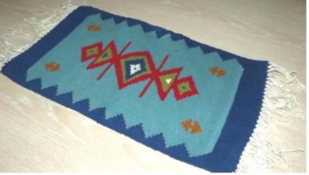 Origineel Kelim kleedje 50 bij 29 cm., Huis en Inrichting, Minder dan 50 cm, 50 tot 100 cm, Nieuw, Ophalen of Verzenden