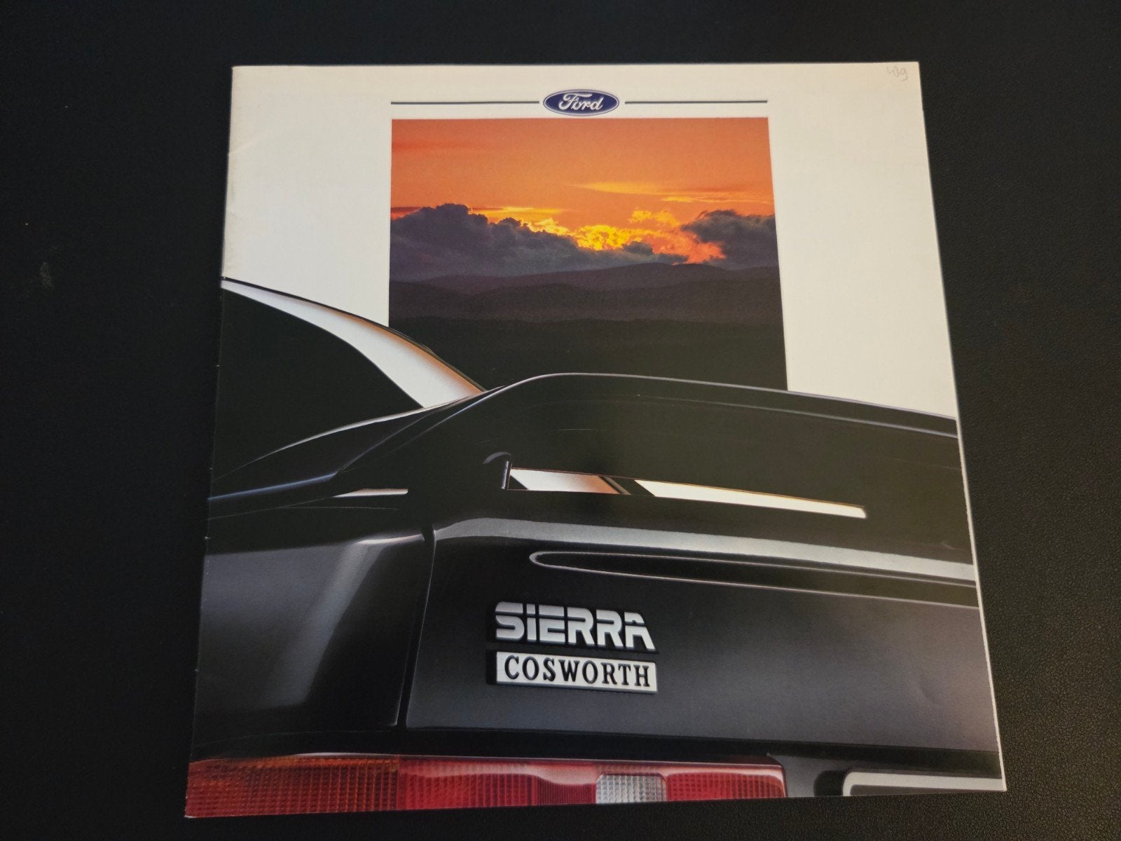 Brochure Ford Sierra Cosworth 1988, Ophalen of Verzenden, Zo goed als nieuw, Ford