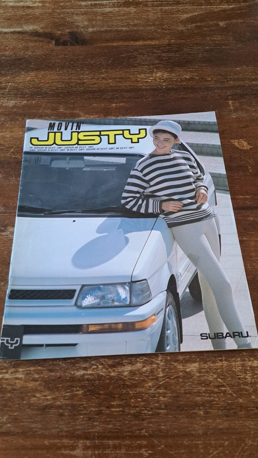 Japanse folder Subaru Justy 1988, Ophalen of Verzenden, Zo goed als nieuw, Auto's