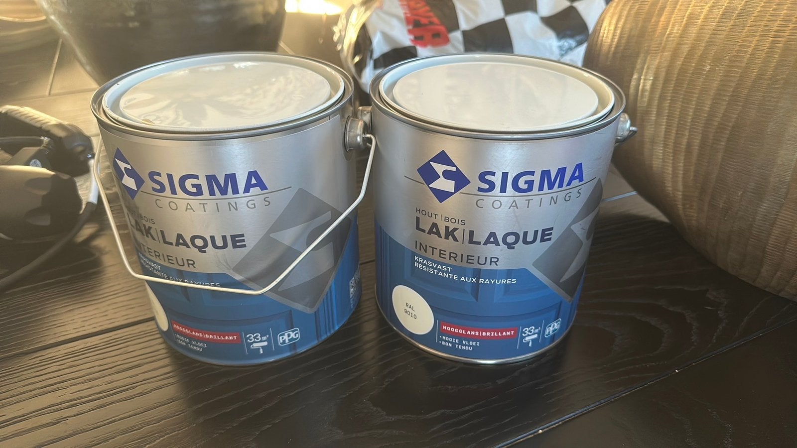 Sigma 9010 hoogglans 2,5 l.  49 euro p.s, Ophalen of Verzenden, Zo goed als nieuw, Wit, Lak