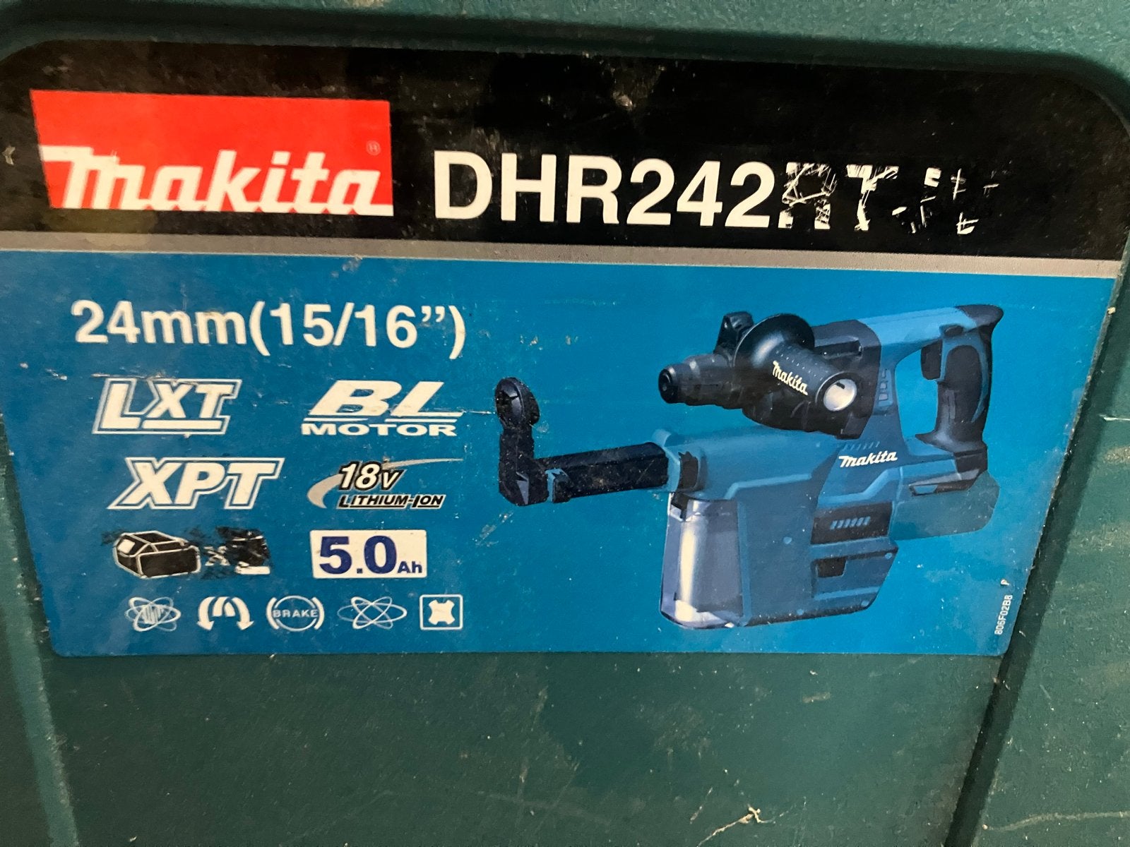 Makita stofafzuiging en kit buis, Ophalen, Boor- en/of Breekhamer, Klopboormechanisme, Gebruikt