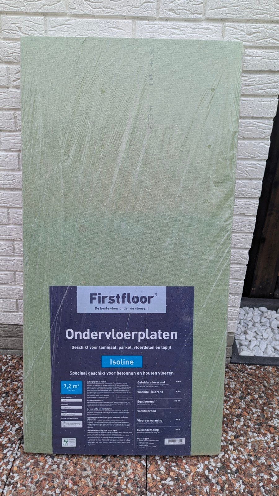 Ondervloerplaten Isoline Firstfloor + reststukken, Doe-het-zelf en Verbouw, Ophalen, Overige materialen, 30 cm of meer, 50 tot 150 cm