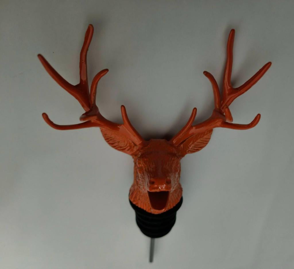Jägermeister metalen schenktuit(hertenkop), Ophalen of Verzenden, Nieuw, Gebruiksvoorwerp