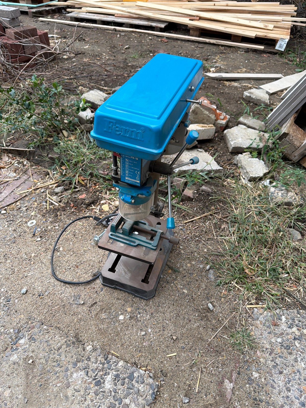 Ferm Kolomboormachine - Krachtige Boormachine voor Werkplaat, Doe-het-zelf en Verbouw, Gereedschap | Boormachines, Ophalen, Gebruikt
