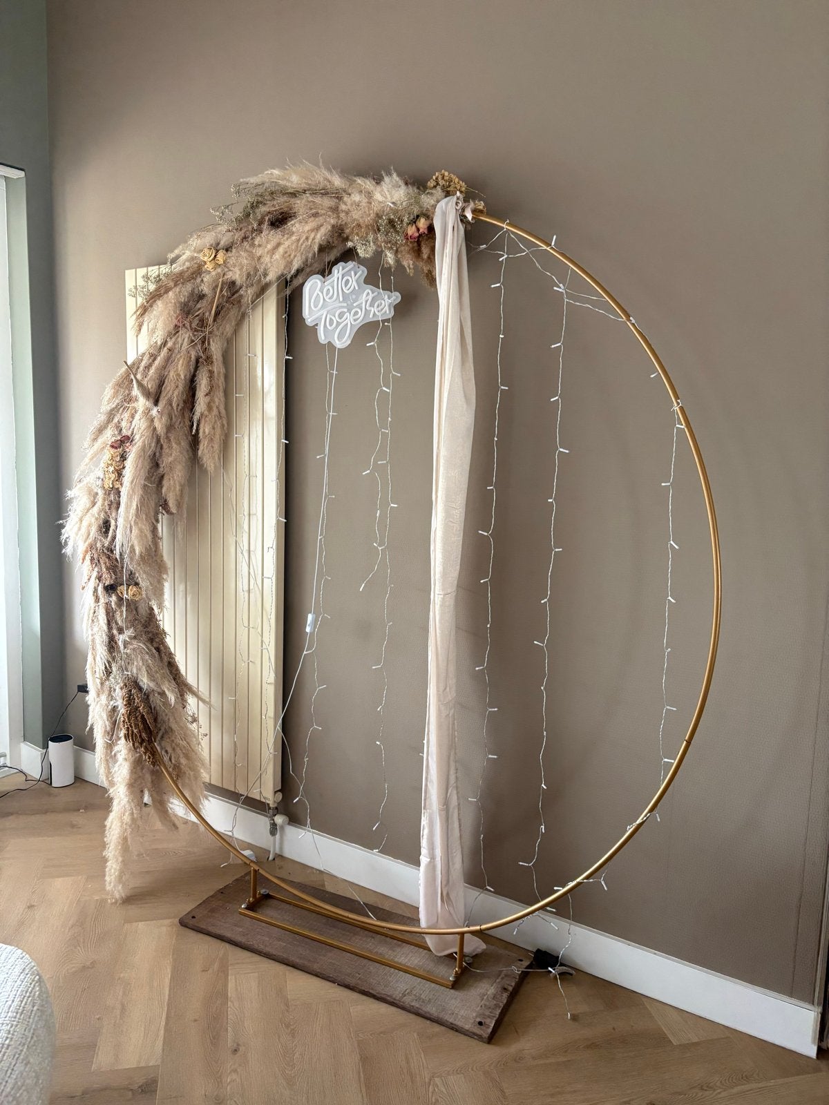 Backdrop, Ophalen, Zo goed als nieuw, Versiering, Geboorte of Huwelijk