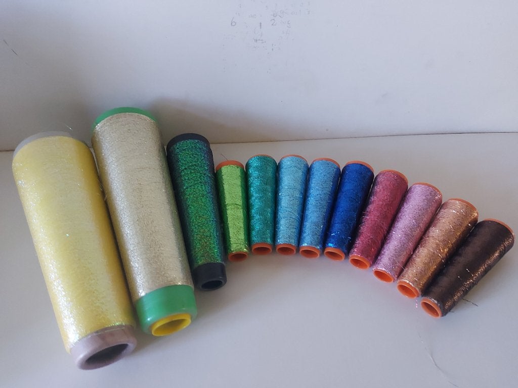 Lurex weef- of breigaren, Ophalen, Nieuw, Breien of Haken, Wol of Garen