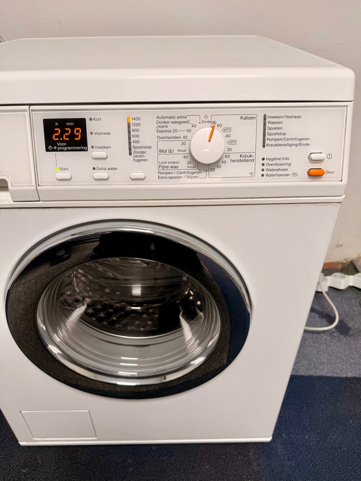 Miele W3371 Edition 111 Wasmachine 1400 Toeren A+ class, Witgoed en Apparatuur, Gebruikt, Germany, Www.miele.com, Ophalen of Verzenden