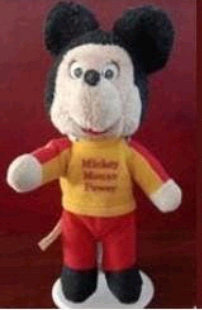 Vintage Mickey Mouse Power Bean Bag pluche uit 1977, Ophalen, Overige typen