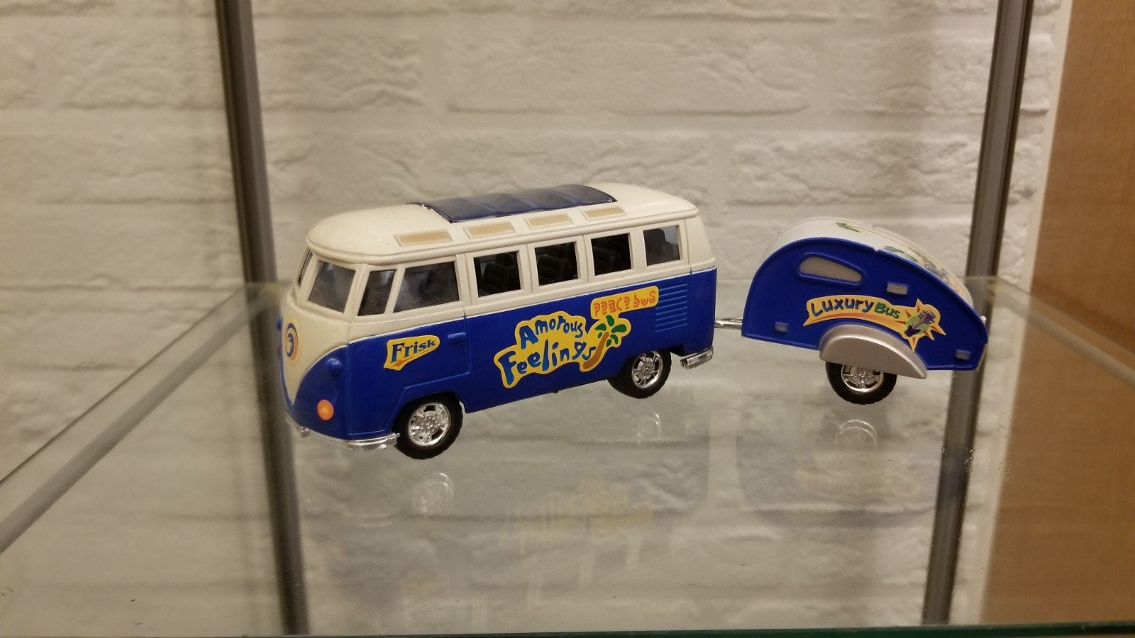 Speelgoed Volkswagen t1 busje met caravan, Ophalen, Zo goed als nieuw, Overige typen