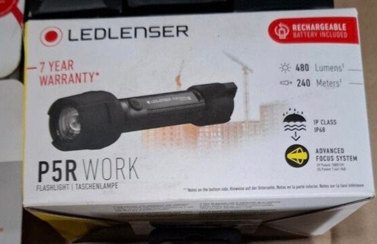 Nieuwe Ledlenser P5R Work, Ophalen of Verzenden, Nieuw, Batterij