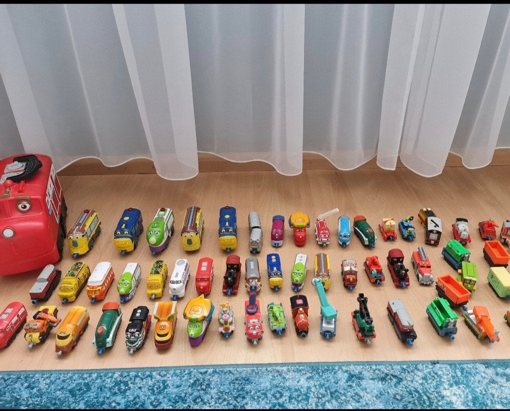 Treinbaan chuggington met treinen, Ophalen of Verzenden
