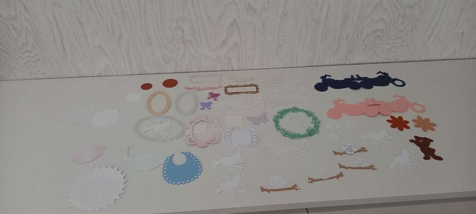 Diverse gestanste figuren voor knutselprojecten, Overige thema's, Nieuw, Meerkleurig, Ophalen of Verzenden