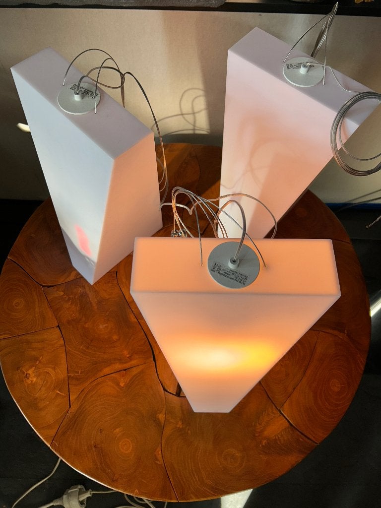Set van 3 hanglampen Parallel C, Design, Ophalen of Verzenden, Zo goed als nieuw, Overige materialen