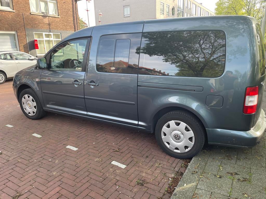 Volkswagen Caddy Maxi 1.6 7persoons TOP STAAT, Particulier, Zilver of Grijs, Te koop, Benzine