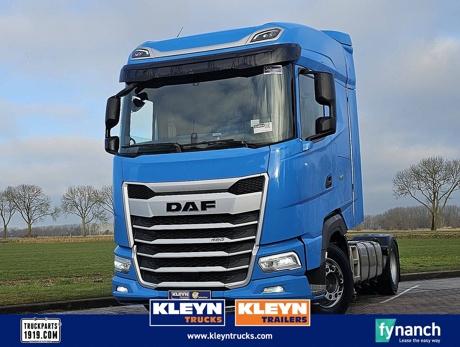 DAF XG 480 intarder 2x tank, Auto's, Automaat, Euro 6, Stoelverwarming, Blauw