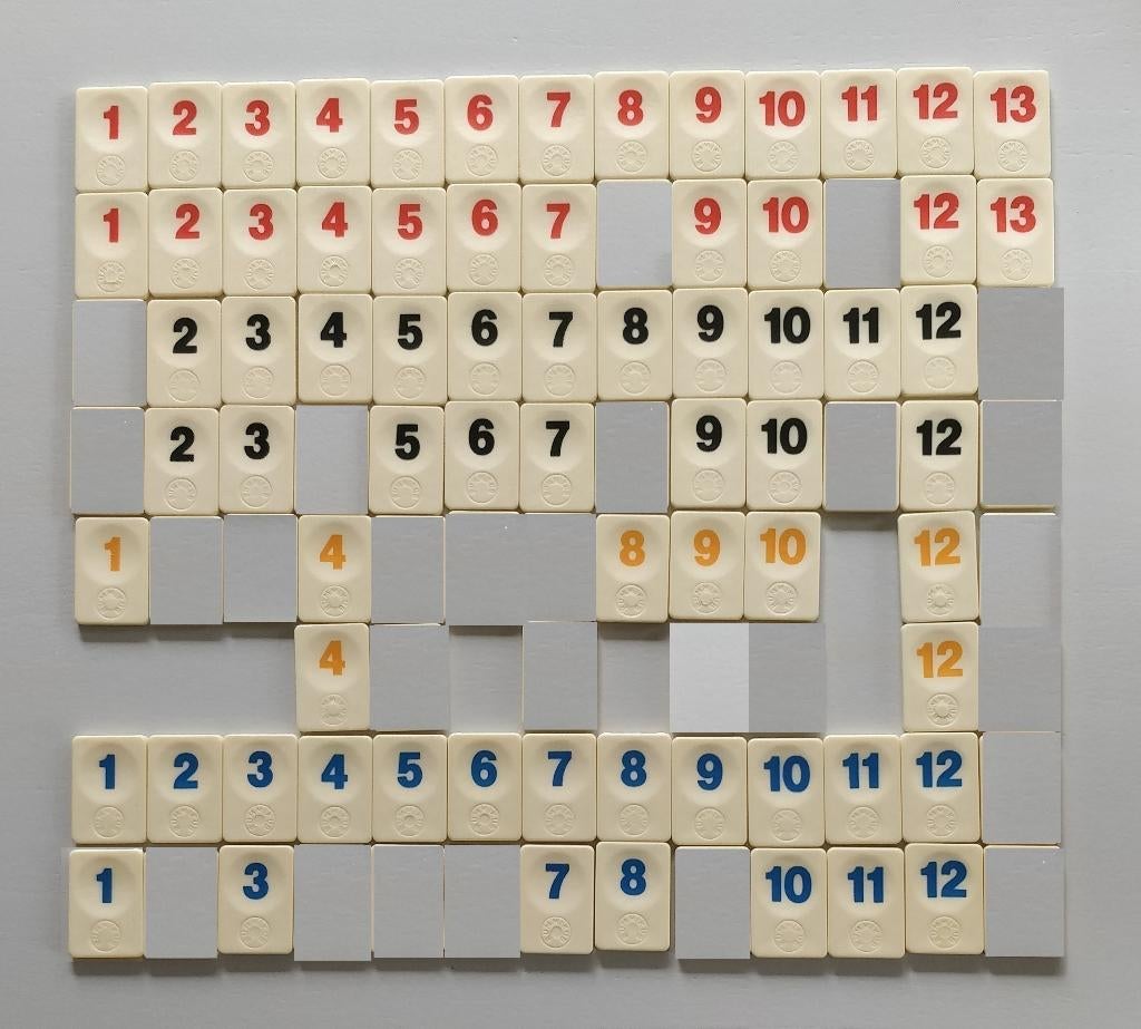 Losse stenen van Rummikub - nr 400 ( Grote steen Rond logo), Ophalen of Verzenden, Zo goed als nieuw