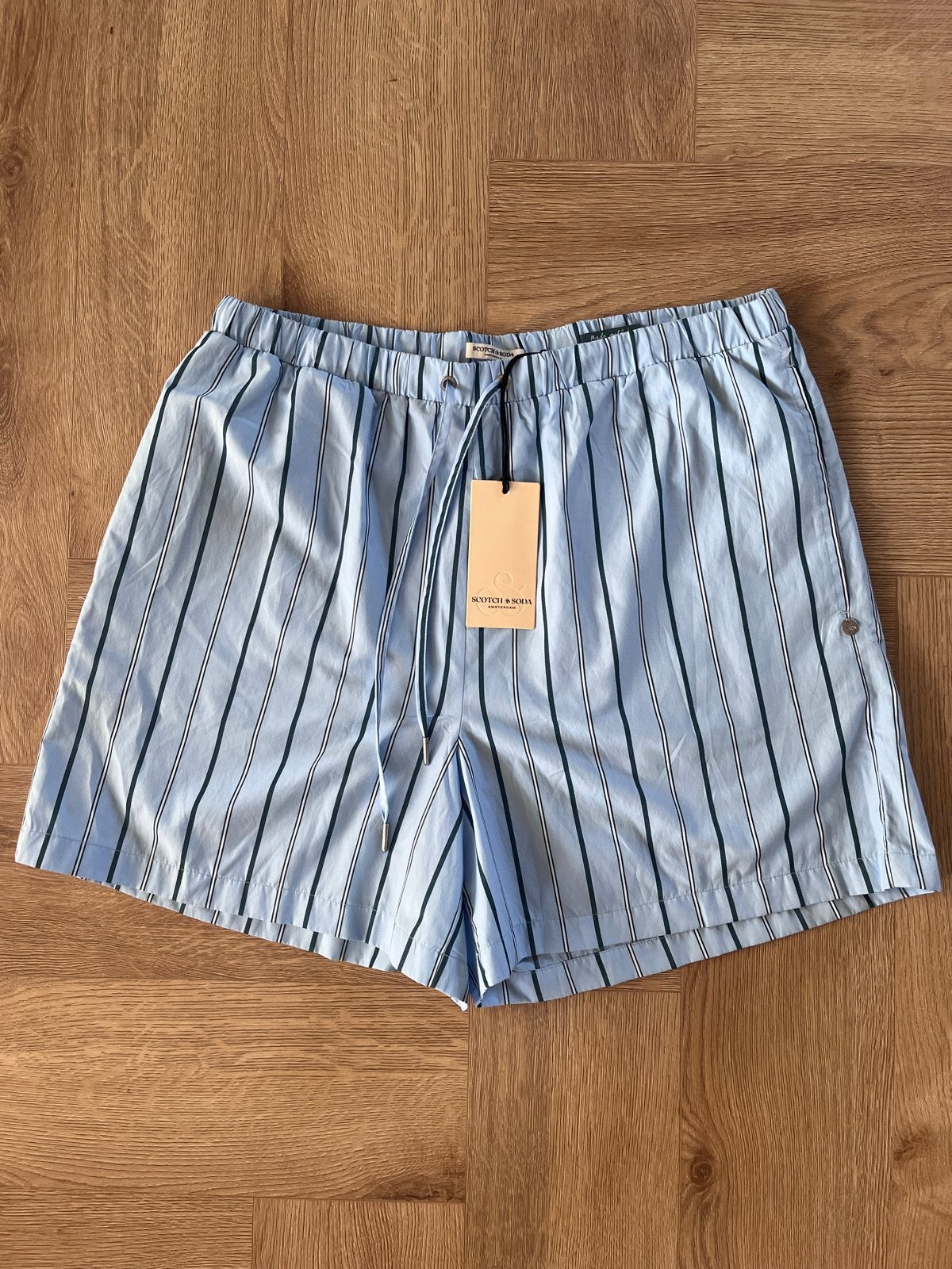 Scotch & Soda short XL nieuw, Kort, Blauw, Maat 46/48 (XL) of groter, Nieuw