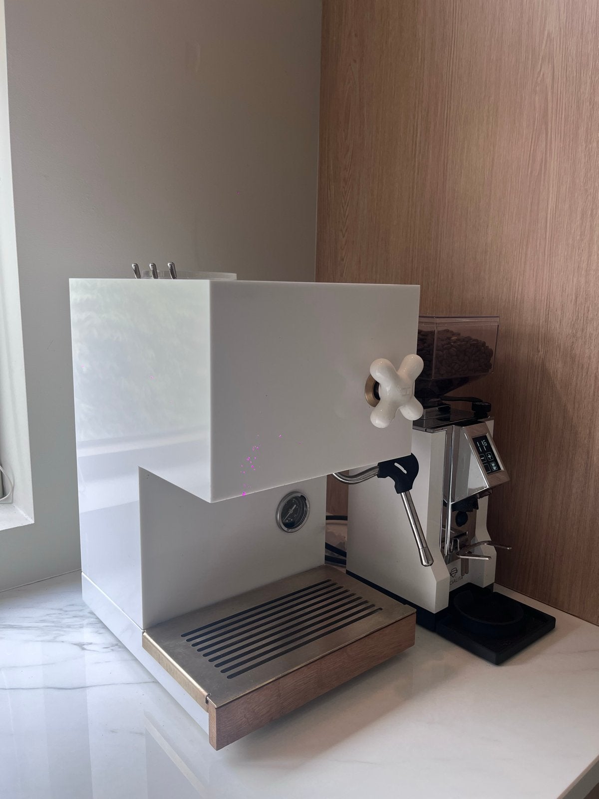 Foto 2 van Anza Koffiemachine Wit