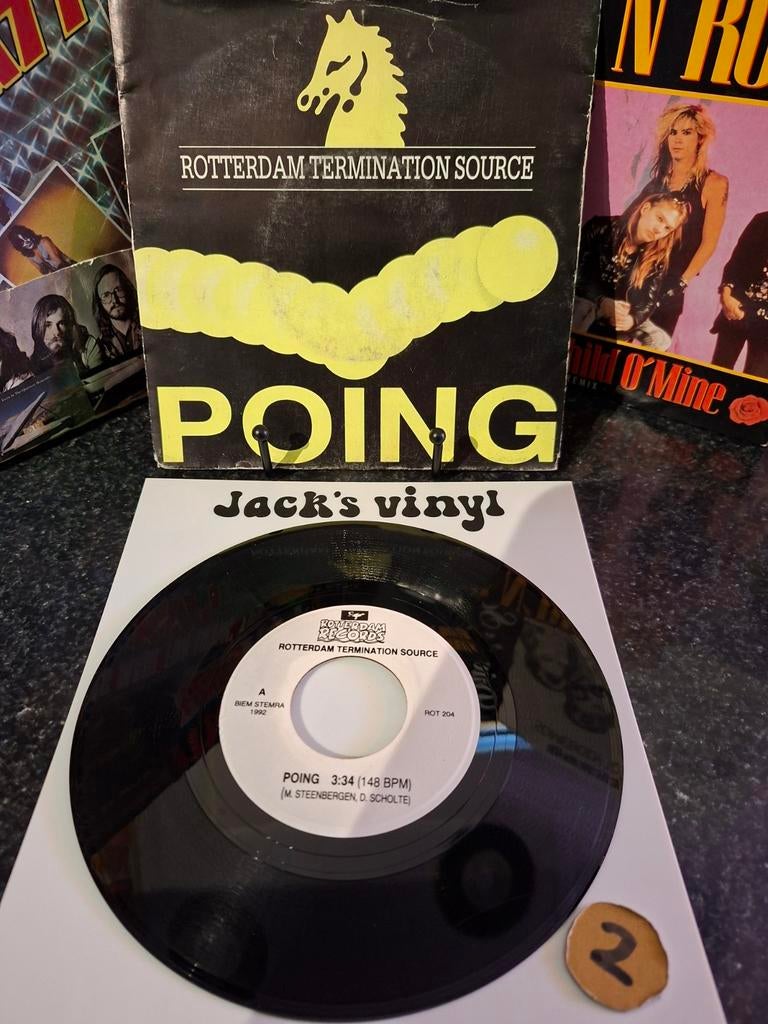 Rotterdam Termination Source - Poing (1992) Single, Gebruikt, 1990 - 1999, 7 inch, Ophalen of Verzenden