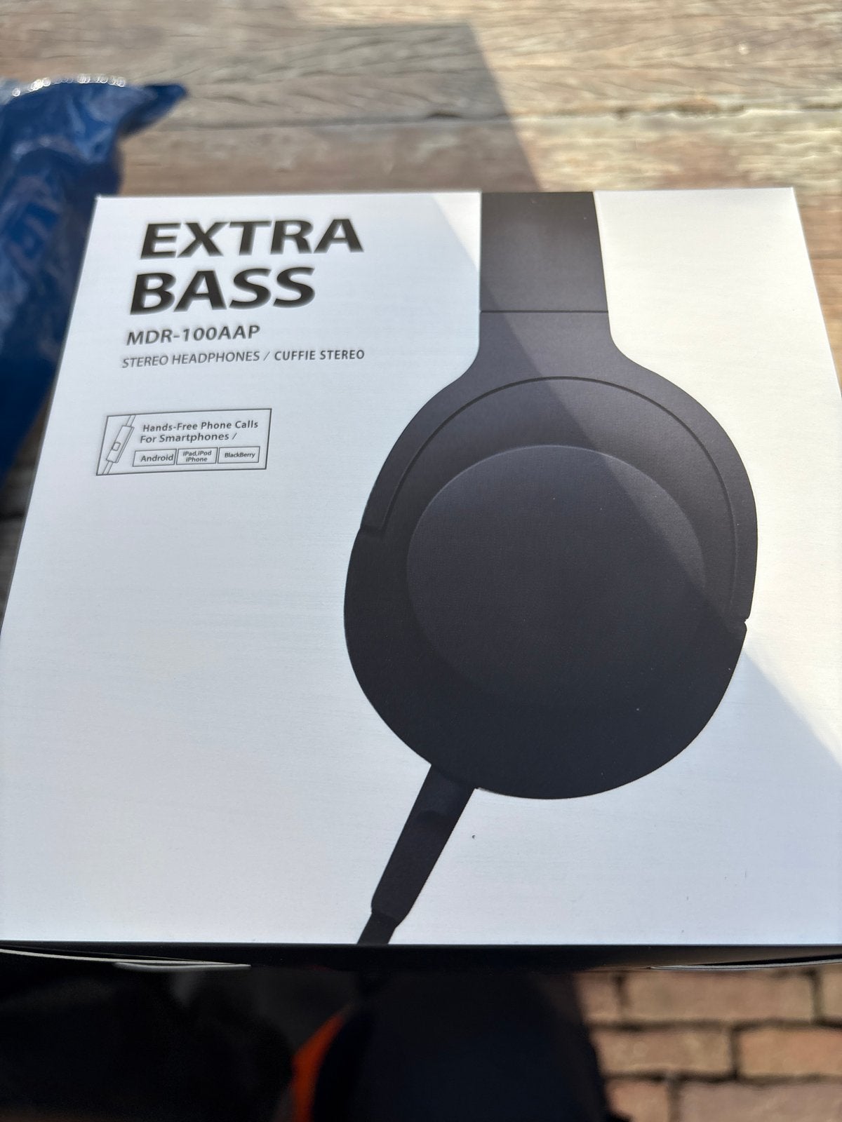 Sony MDR-100AAP Extra Bass Stereo Hoofdtelefoon Zwart, Audio, Tv en Foto, Koptelefoons, Extra bas, Nieuw, Ophalen of Verzenden