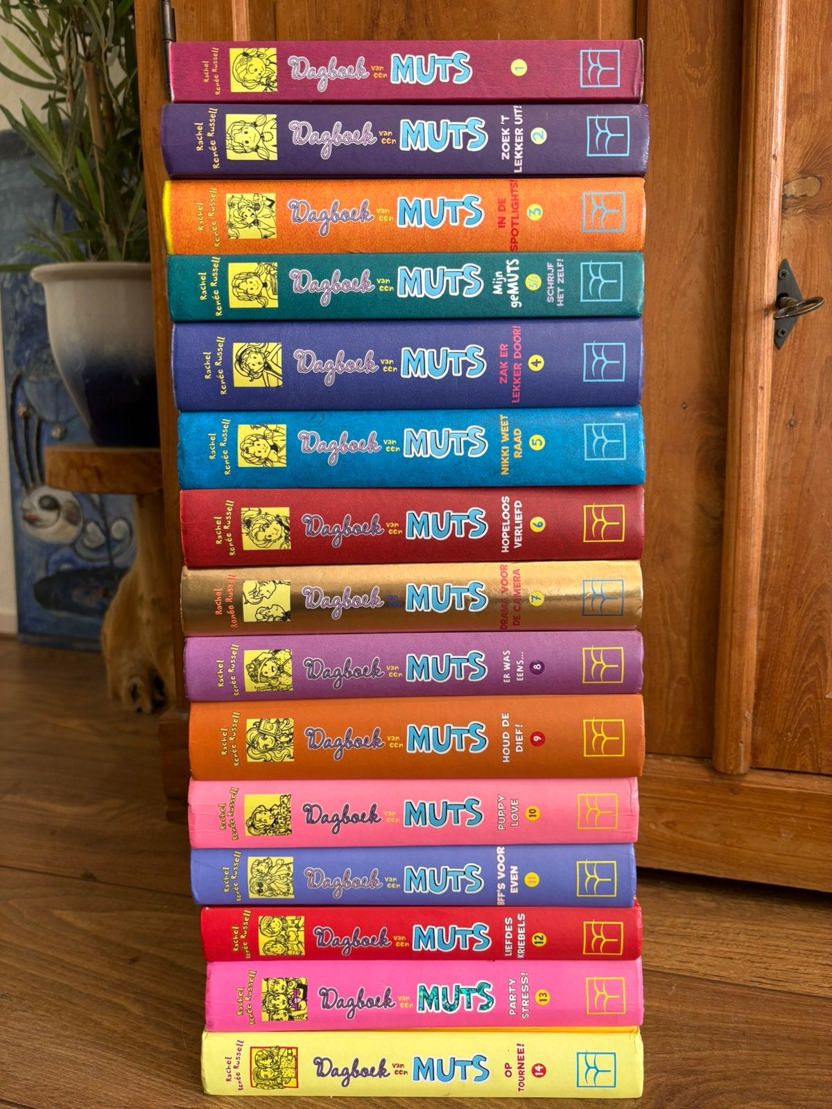 Dagboek van een Muts complete serie 1 t/m 14 + 3,5 (15 boeke, Boeken, Ophalen, Zo goed als nieuw, Fictie