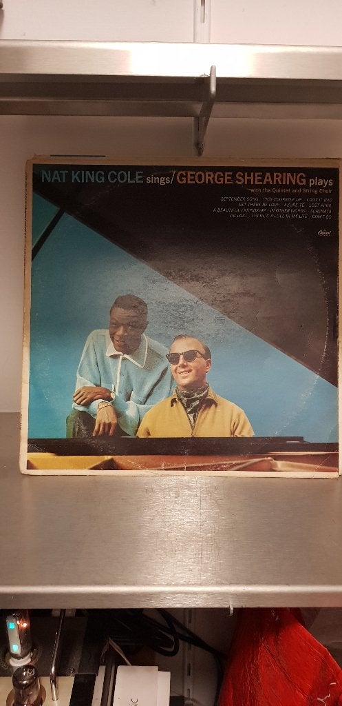 lp Nat King Cole sings-G.Shearing plays (Z221-232), Ophalen of Verzenden, Zo goed als nieuw, 12 inch, Jazz
