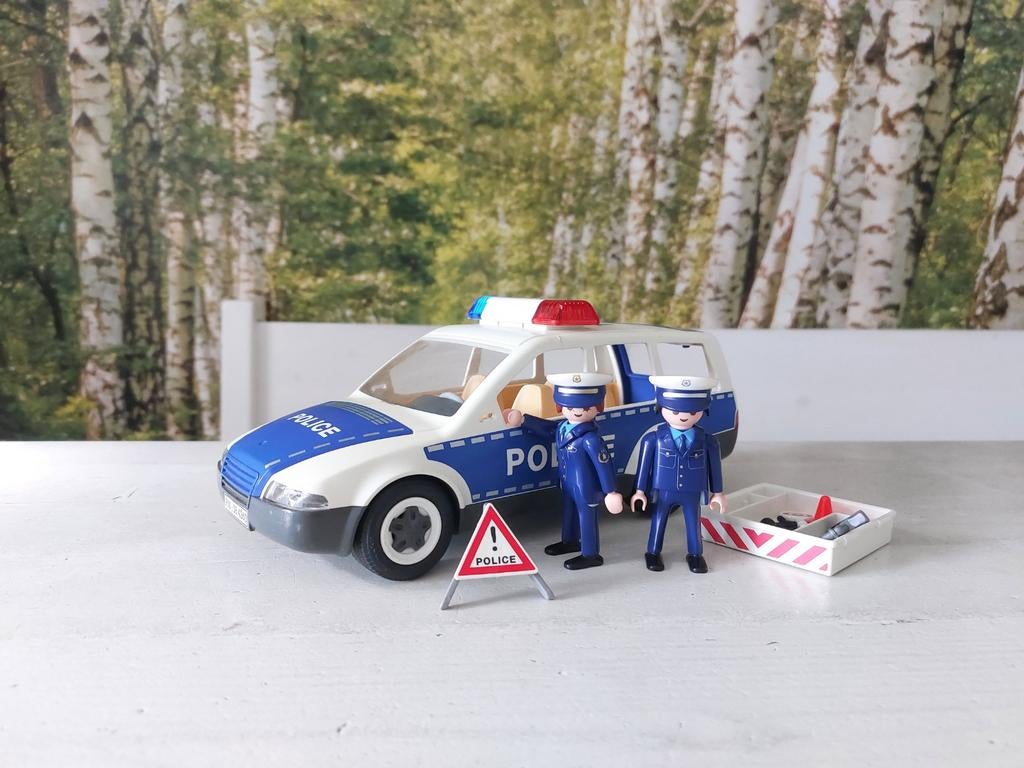 Playmobil Politieauto, Ophalen of Verzenden, Gebruikt, Complete set