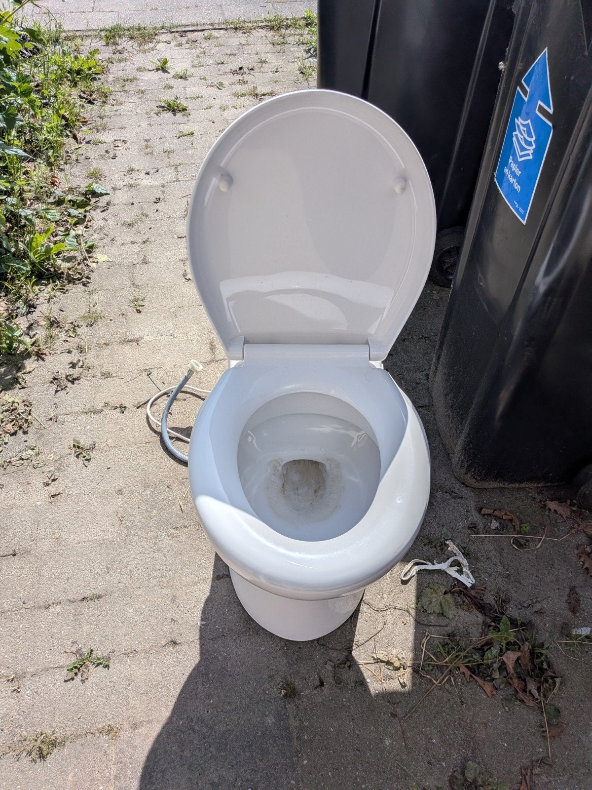 Gebruikt broyeur toilet met zitting, Doe-het-zelf en Verbouw, Sanitair, Ophalen, Gebruikt, Toilet